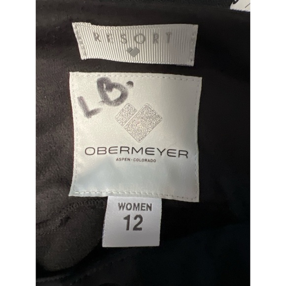 Obermeyer resort Black Women's Pants with Zipper Details - Picture 5 of 6